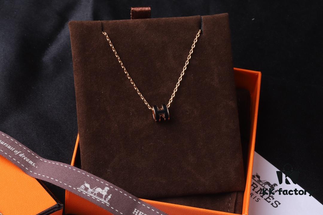 Hermès Mini Pop H Series Necklace - Top Perfect Version, Custom-Made to Match Authentic Quality