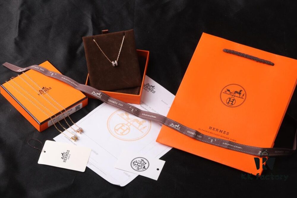 Hermès Mini Pop H Series Necklace, Top Perfect Version, In and Out of Boutique with Ease