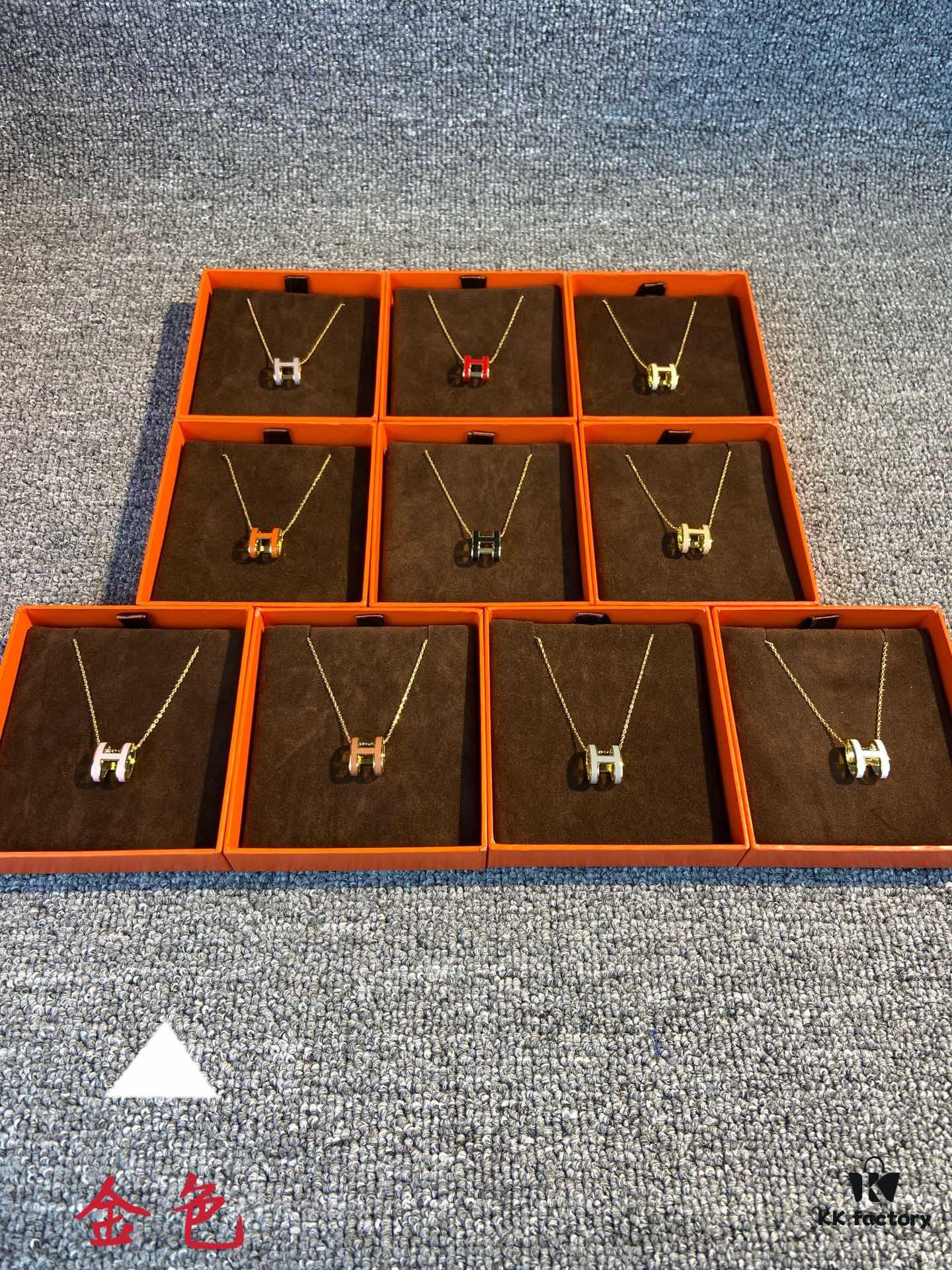 Royal Bloodline Hermes H Necklace