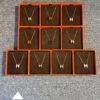 Royal Bloodline Hermes H Necklace
