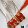 Mini POP Hermès H Enamel Pendant Necklace