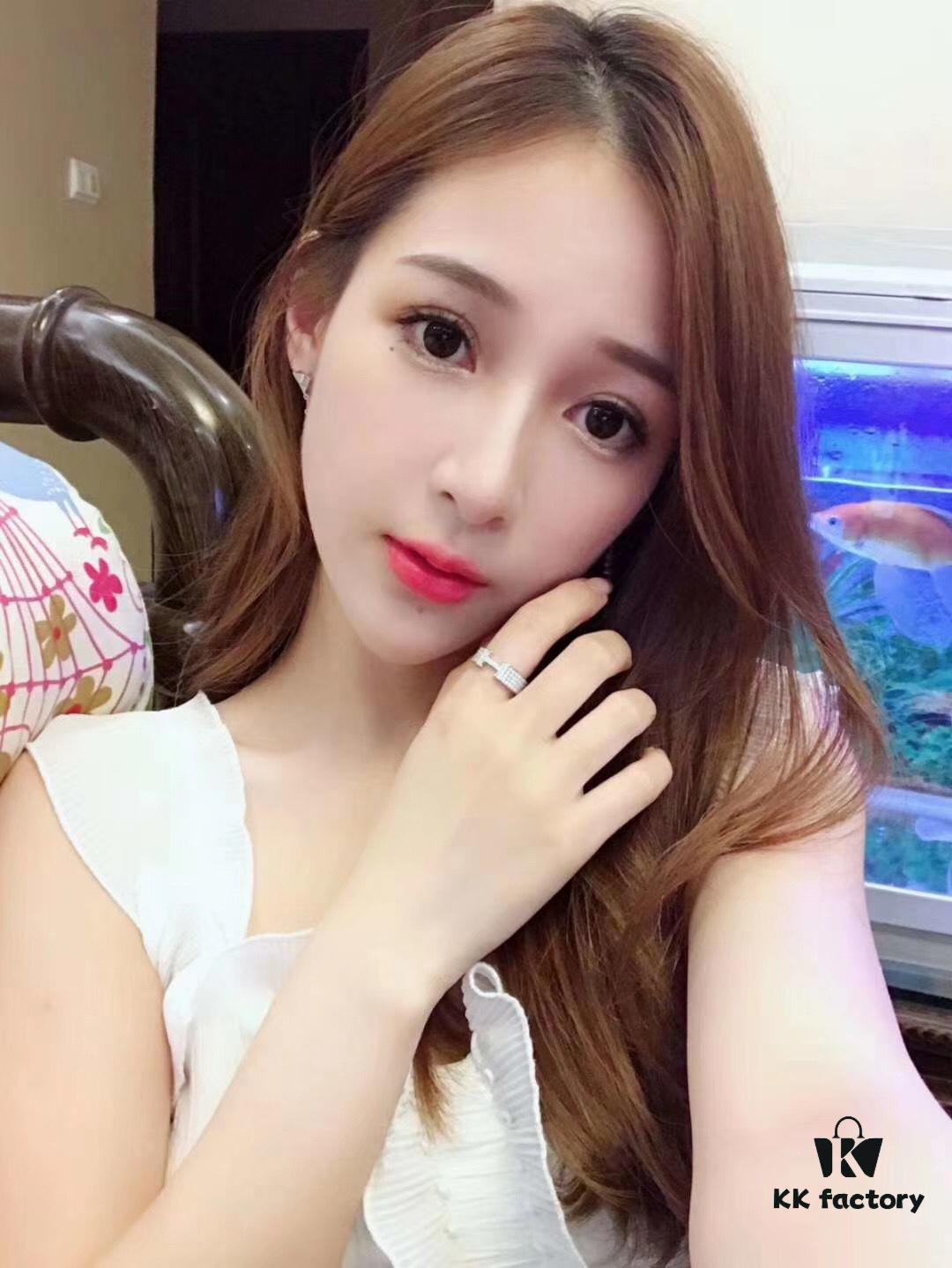 Hermès Counter Synchronized Popular H Full Diamond Classic Ring | Premium 925 Sterling Silver Custom-Made Diamond-Encrusted Ring | Street Snap Fashion Essential