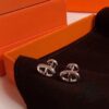 Mini Hermès Pig Nose Stud Earrings / Necklace, Trendy and Fashionable