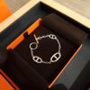 Hermes Farandole Gold-Plated Pig Nose Bracelet