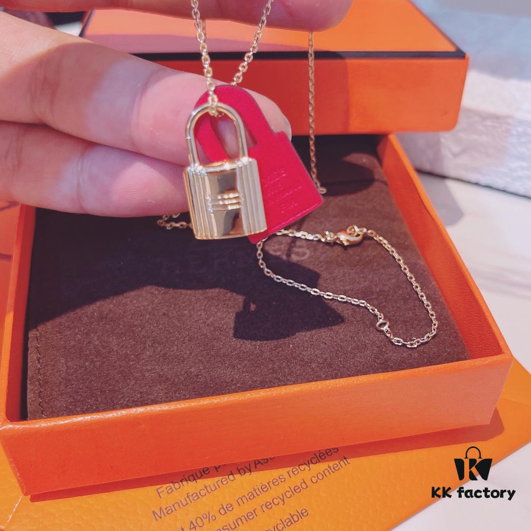 Hermès Calfskin Necklace