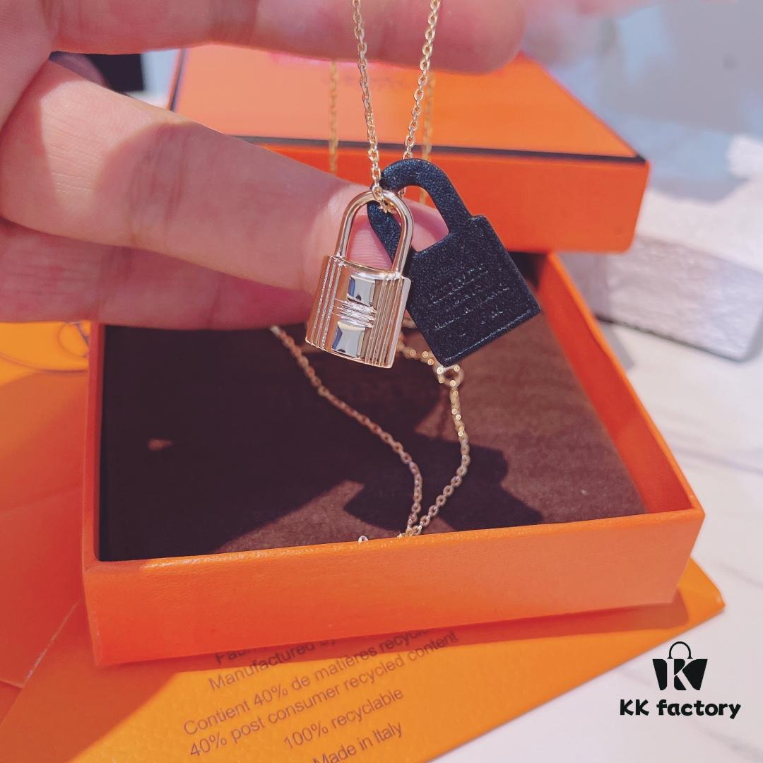 Hermès Calfskin Necklace