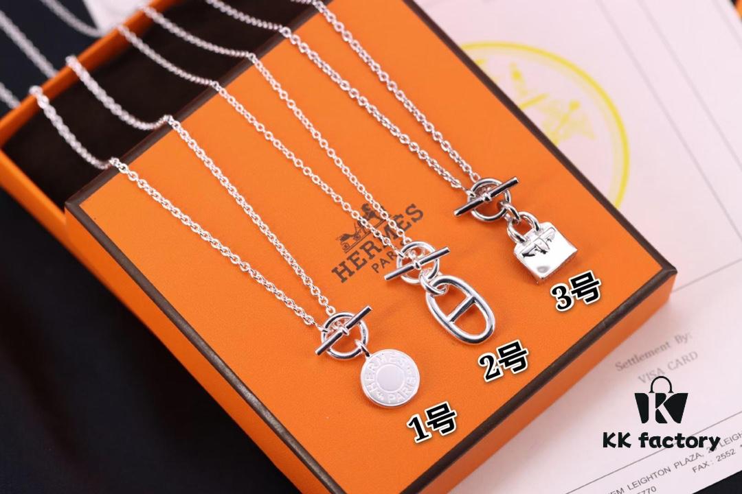 Hermes Needle Buckle Necklace Series