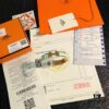 Hermès 1:1 Replica Sticker, Label, Receipt Set, Rose Gold Edition, Herme*CLIC Enamel H Bracelet, Classic Couple's Bracelet for Men and Women
