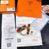 Hermès High-Replica Enamel Clic H Bracelet in Rose Gold – Full Set with Stickers, Tags, and Receipts – Classic Couple's Style, Sizes 17 & 19