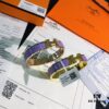 Hermes 1:1 Replica Sticker, Label, Receipt Set 🛍️ Rose Gold Edition ✨ In Stock | Hermès CLIC Enamel H Bracelet – Classic Unisex Design, Perfect for Couples