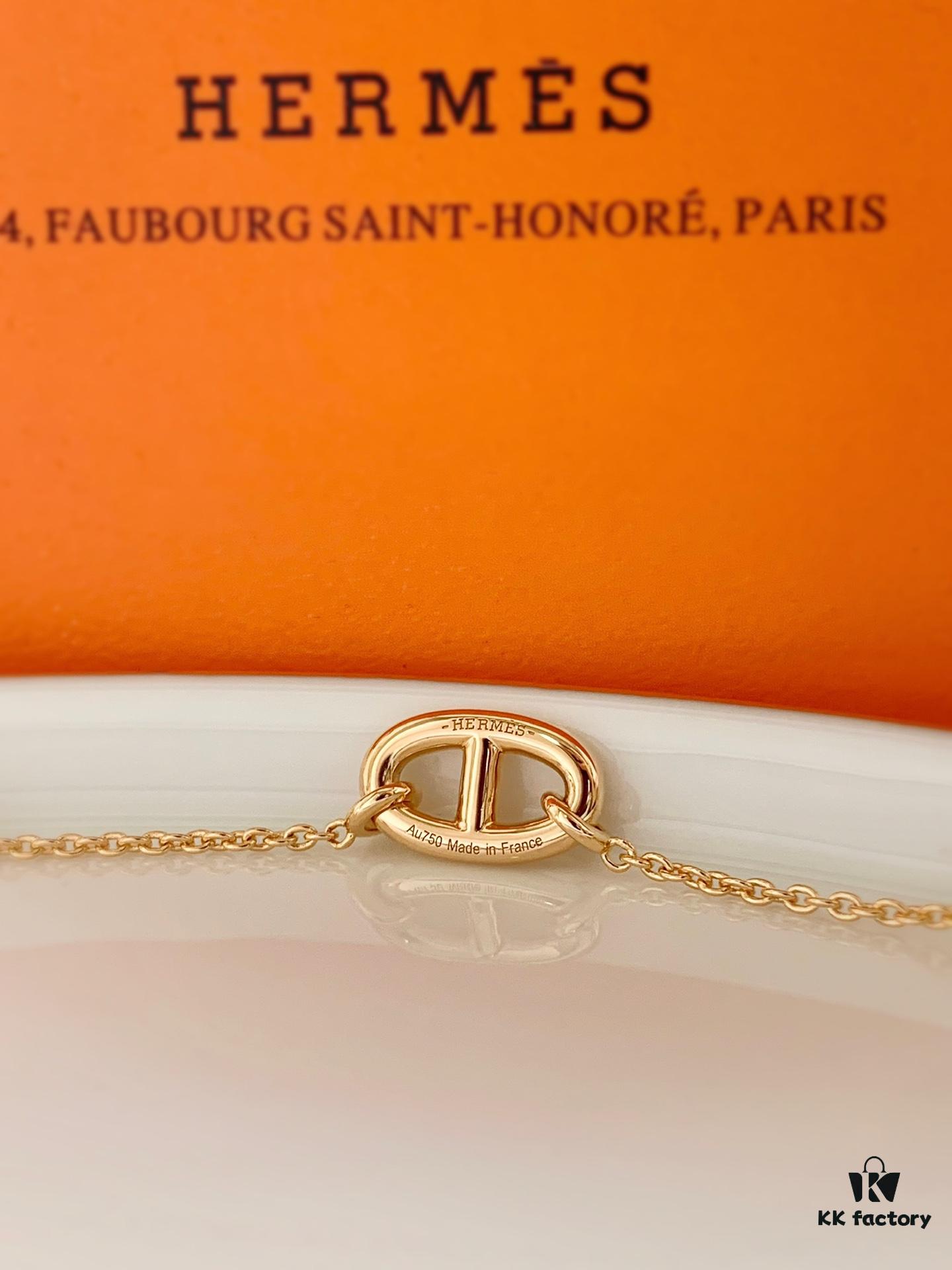 Hermes H Pig Nose Bracelet, Latest Jewelry Collection from Boutique! A Perfect Classic Icon!