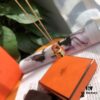 Hermes Essential Color Key Necklace in Orange, Designed by Paloma Picasso