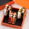 Hermes Classic Enamel Bracelet, Same Style as Lin Xin Tong's Celebrity Choice