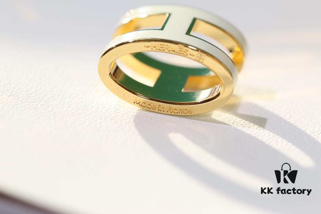 Classic H Necklace, Precision CNC Carved, Sharp Clean Angles, Available in Gold and Rose Gold