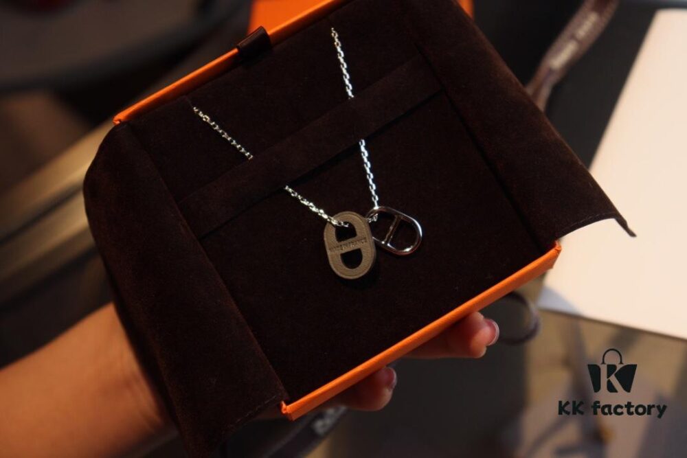 Affordable Hermès-style Pig Nose Necklace by o'mai|lon