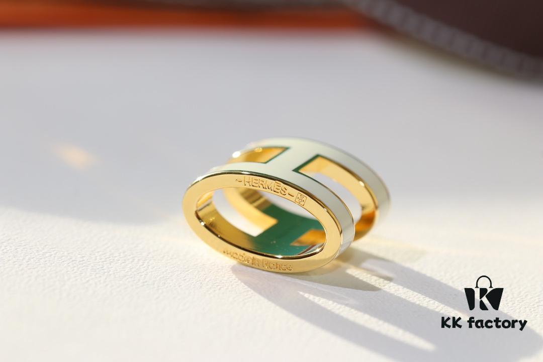 Classic H Necklace, Precision CNC Carved, Sharp Clean Angles, Available in Gold and Rose Gold