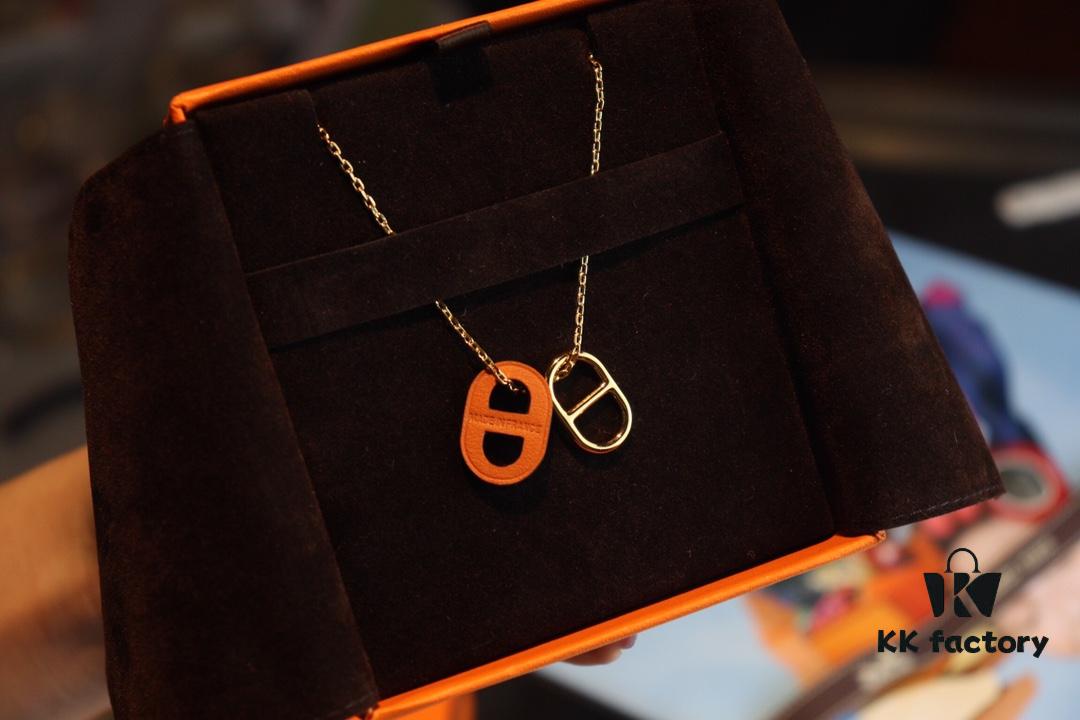 Affordable Hermès-style Pig Nose Necklace by o'mai|lon