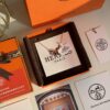 Hermes Overseas Points Member Gift | Pop H Collection ✨ Rose Gold with Black Linlang Mini Size | Classic H Buckle, Timeless Design 🥰 Clear Engraving at Bottom, Linlang Craftsmanship | Includes Identity Strap, Points Card, Labels, Full Packaging
