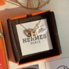 Hermes Overseas Points Member Gift HERMES | Pop H Collection ✨ Classic H Buckle, Timeless Design 🥰 Clear Engraving at Bottom, Gold Milkshake White, Identity Strap, Points Card, Tags, Full Packaging