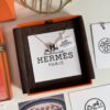 Hermes Overseas Points Member Gift | Pop H Collection ✨ Rose Gold with Black Linlang Mini Size | Classic H Buckle, Timeless Design 🥰 Clear Engraving at Bottom, Linlang Craftsmanship | Includes Identity Strap, Points Card, Labels, Full Packaging