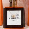 Hermes Overseas Points Member Gift HERMES | Pop H Collection ✨ Classic H Buckle, Timeless Design 🥰 Clear Engraving at Bottom, Rose Gold Beige Color with Identity Strap, Points Card, Label, and Full Packaging