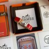 Hermes Overseas Points Member Gift | Pop H Collection ✨ Rose Gold Festive Red Bracelet