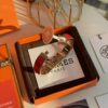 Hermes Overseas Points Member Gift | Pop H Collection ✨ Rose Gold Festive Red Bracelet