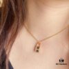 V Gold Thickened Version, Rose Gold. Premium Craftsmanship, Popular Style Among Influencers, Large H-Style Lock Necklace