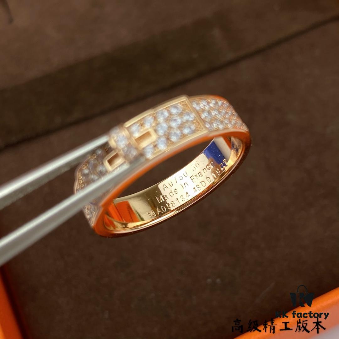 Precision Crafted Hermes Belt Buckle Ring - In Stock, Ready to Ship! Premium Replica, Full Name Viral Style