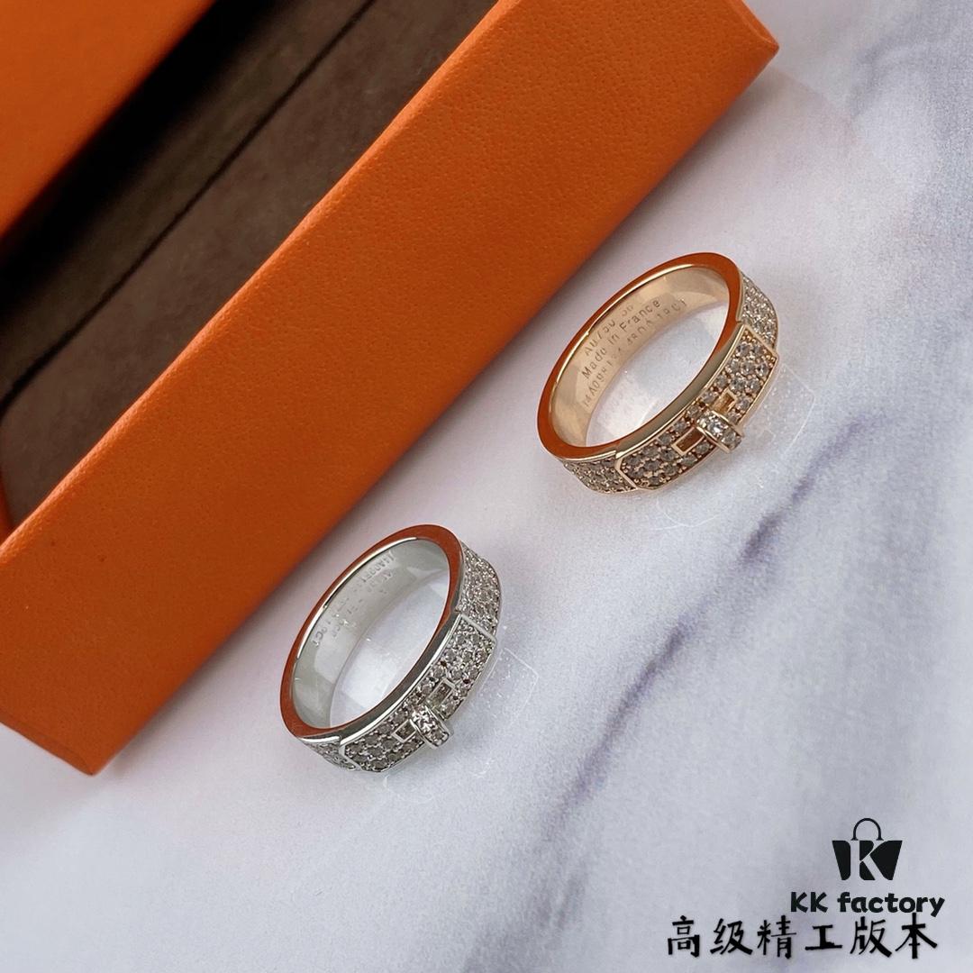 Precision Crafted Hermes Belt Buckle Ring - In Stock, Ready to Ship! Premium Replica, Full Name Viral Style