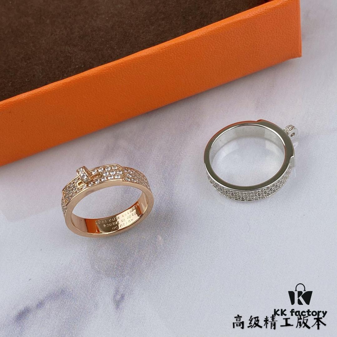 Precision Crafted Hermes Belt Buckle Ring - In Stock, Ready to Ship! Premium Replica, Full Name Viral Style