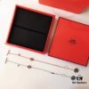 Hermes Diamond-Openwork H Bracelet, Extremely Versatile and Brightening with Minimalist Style