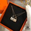 2021 Latest Version Hermes Kelly Chain Necklace, Z-Premium Custom Grade with 0.5 Micron Thick Gold Plating, Perfectly Polished 360-Degree Finish, Authentic Engraving, Miniature Design for Ultimate Elegance