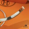 V Gold Material Thickened Version, Rose Gold and White Gold Color, Premium Craftsmanship Edition, Hermes Two-in-One Lock Bracelet, High-Carbon Diamonds, 1:1 Super Precision