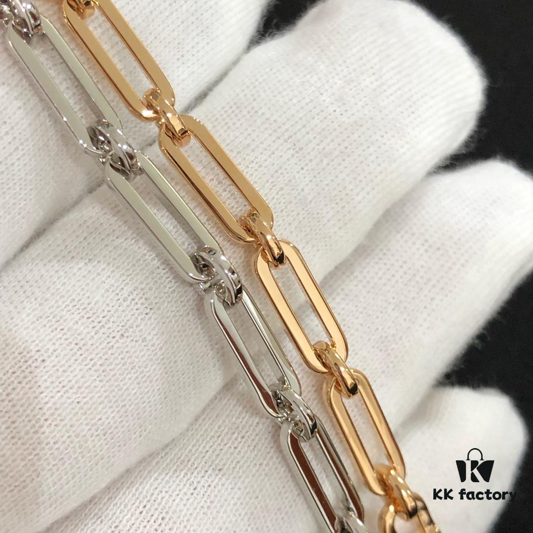 Hermes New Kelly Chaine Square Openwork Bracelet