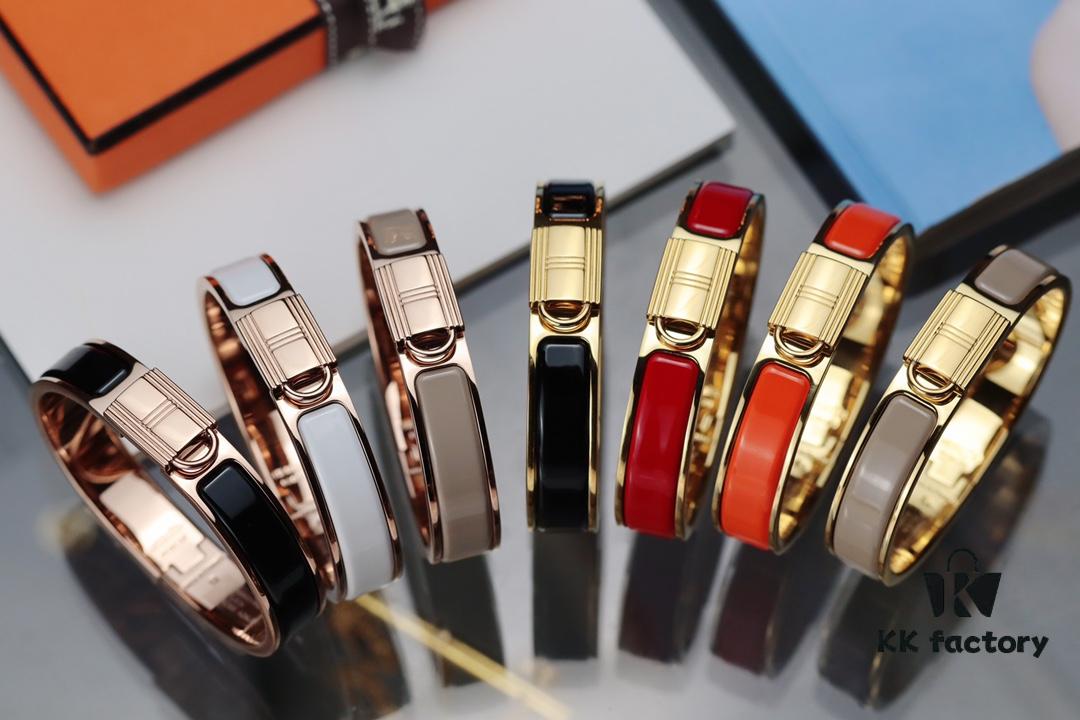 New Arrival Hermès-Inspired Enamel H Bracelet – Premium Craftsmanship with Authentic Details