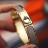 New Arrival Hermès-Inspired Enamel Bangle Bracelet