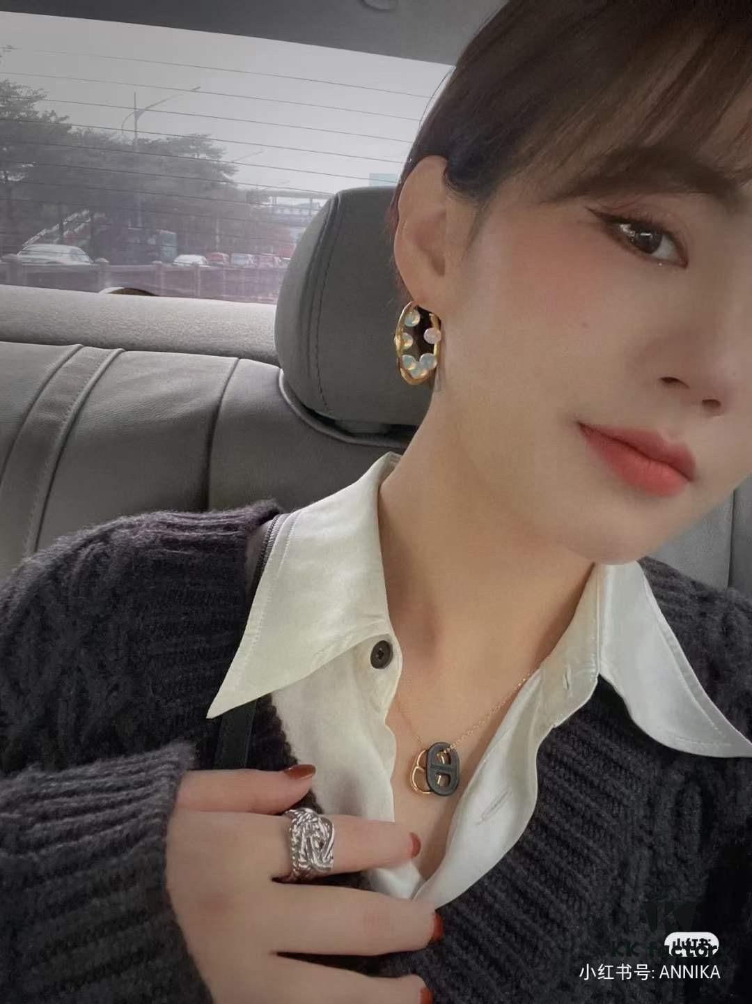 New Arrival💗 Hermès Porcelain Necklace O'maillon Collar, Counter Color Duplication, Five Colors Available