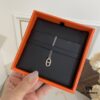 Hermes Nose Mini Nose Lock Necklace, Delicate and Cute Design, Available in Silver and Rose Gold, Solid Weighted Craftsmanship with Hand-Polished Thick Plating