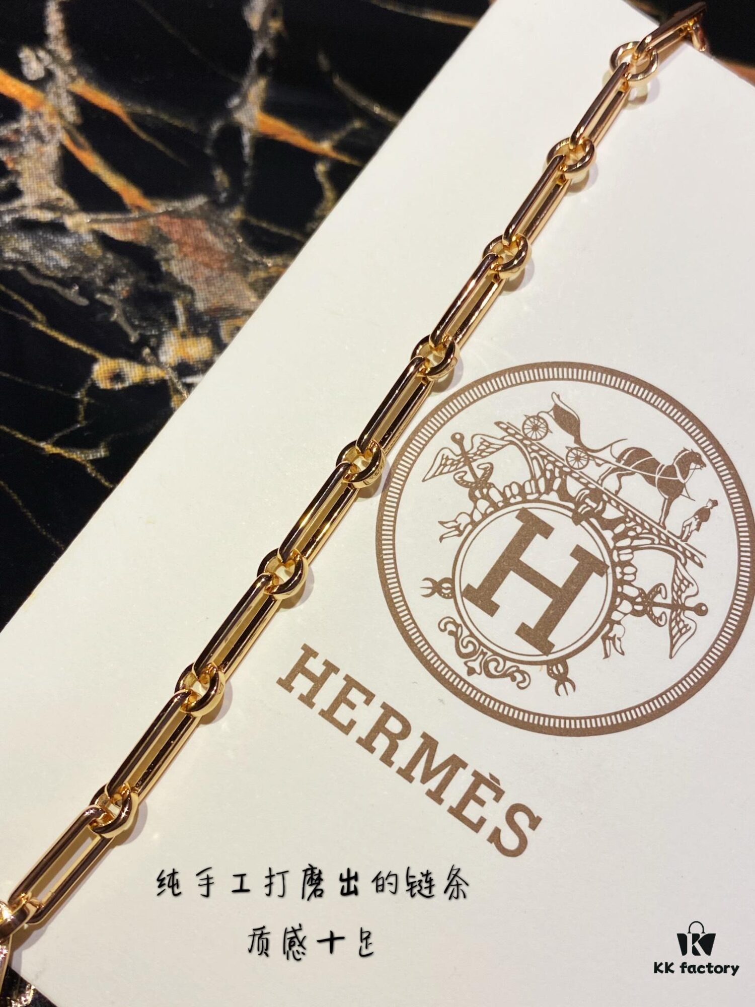 Hermesss Kelly Hermes Diamond Bracelet