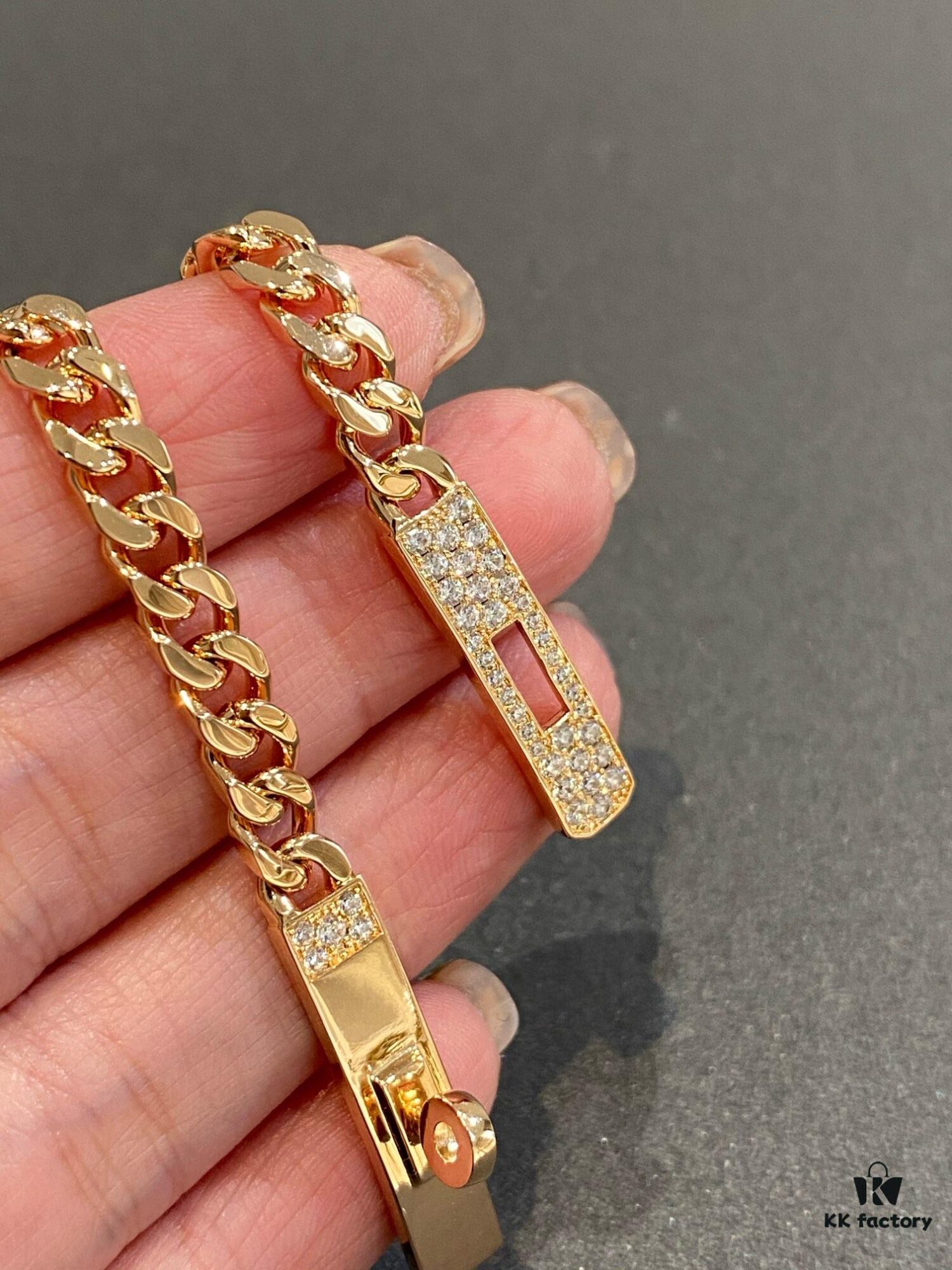 Hermès New Kelly Collection Jewelry, Kelly Gourmette Bracelet