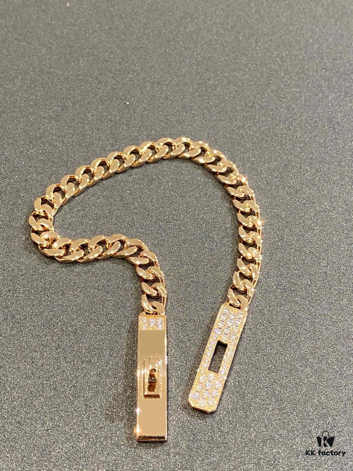 Hermès New Kelly Collection Jewelry, Kelly Gourmette Bracelet