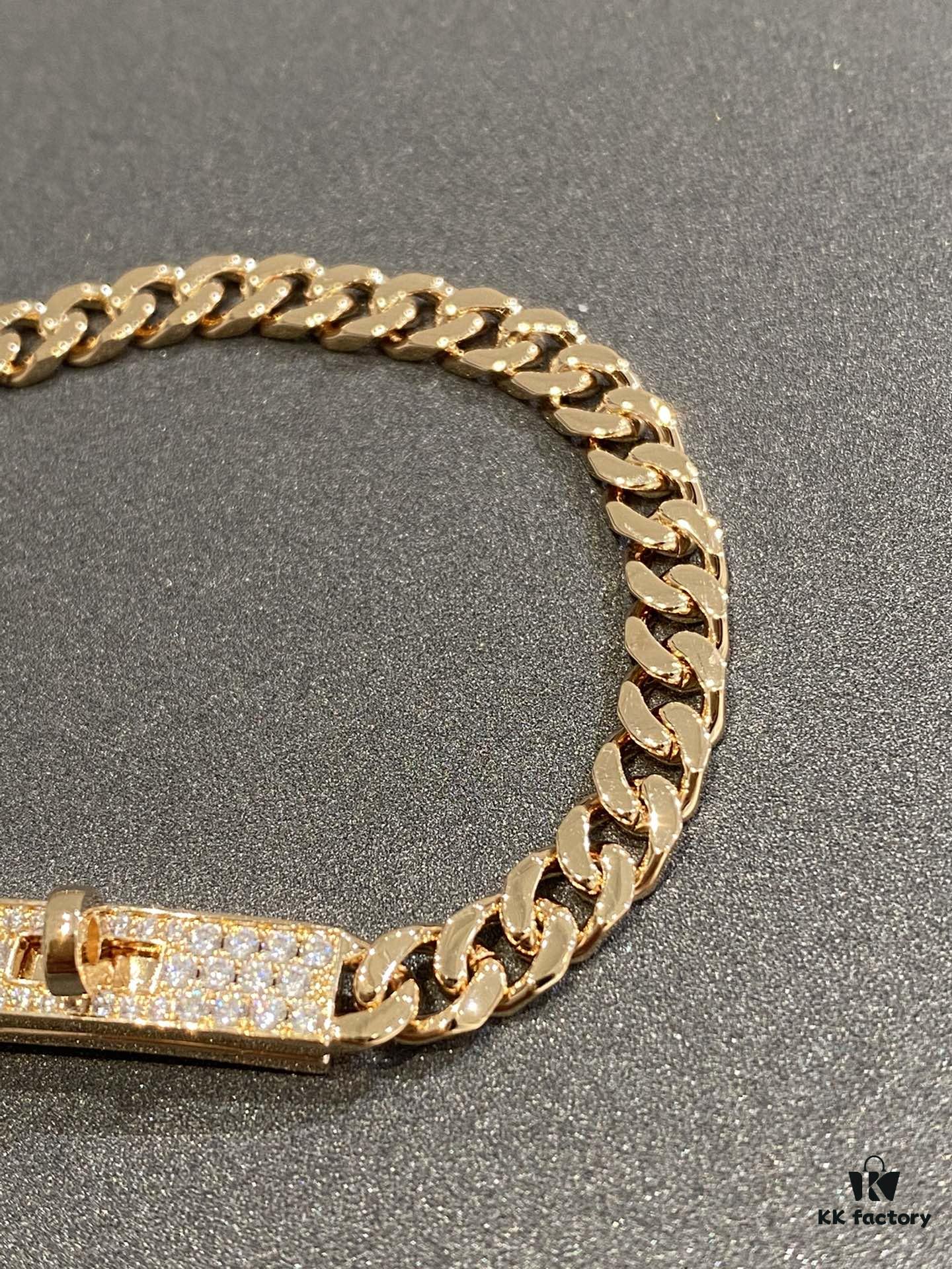 Hermès New Kelly Collection Jewelry, Kelly Gourmette Bracelet