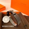 Hermes H Matte Black Sandblasted Black Warrior H Bracelet