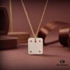 Hermes High-End Elegant Playing Card Pendant Necklace, Most Attractive Classic Design, Exquisite and Premium, Not Your Average Mass-Market Cheap Item, Ultimate in Style and Texture, Instantly Recognizable at First Glance