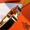 Exclusive Stock! New Color Release! Hermes Classic Enamel Cuff Bracelet, Lin Xintong & Jiang Xin's Same Style, Inspired by Andalusian Iron Balconies