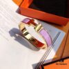 Exclusive Stock! New Color Release! Hermes Classic Enamel Cuff Bracelet, Lin Xintong & Jiang Xin's Same Style, Inspired by Andalusian Iron Balconies