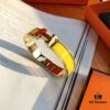 Exclusive Stock! New Color Release! Hermes Classic Enamel Cuff Bracelet, Lin Xintong & Jiang Xin's Same Style, Inspired by Andalusian Iron Balconies