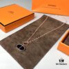 Hermes Chaine d'Ancre Verso Pig Nose Necklace