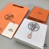 Hermes Constance Full Diamond Bag Pendant Necklace